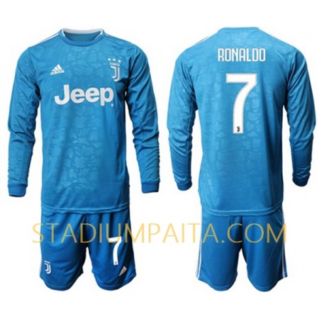 Virallinen pelipaita Juventus Ronaldo 7 Kolmas 2019-20 Pitkähihainen - Lasten( + Lyhyet housut ) Virallinen pelipaita Juventus Ronaldo 7 Kolmas 2019-20 Pitkähihainen - Lasten( + Lyhyet housut )